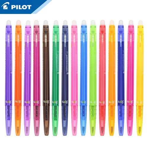 Pilot-bolígrafo de Gel borrable de 0,38mm, 1 piezas, tinta Kawaii, LFBS-18UF, accesorios de oficina, papelería, Color agua