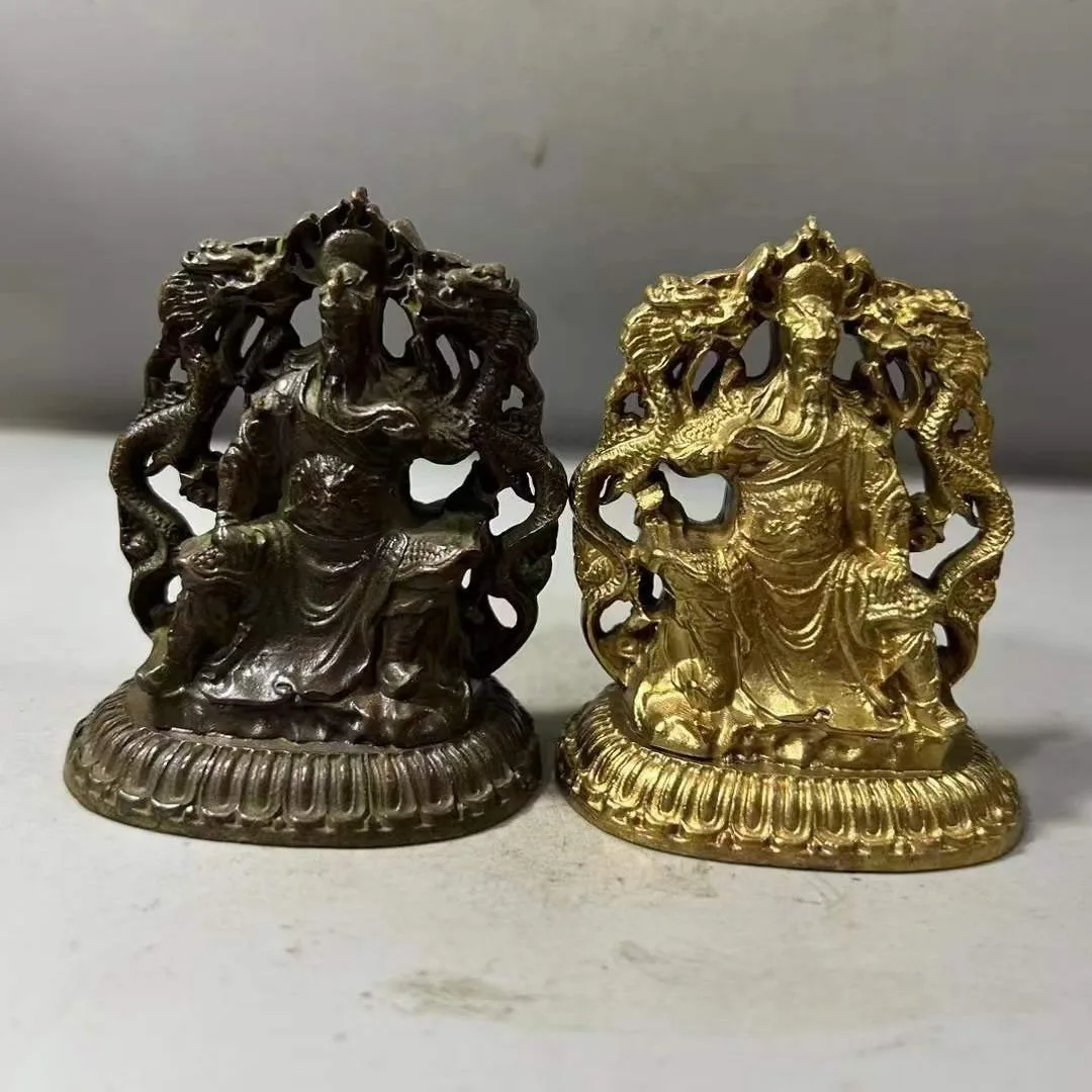 

Ancient pure copper pulp double-sided modeling ornament double-sided home decoration handicrafts small ornament wholesale