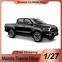 New In Stock Maisto 1:27 Toyota Hilux Pickup Alloy Miniature Diecast Model Toyota Gr Supra Gr Yaris Xt Car Custom Toys Kids Gift