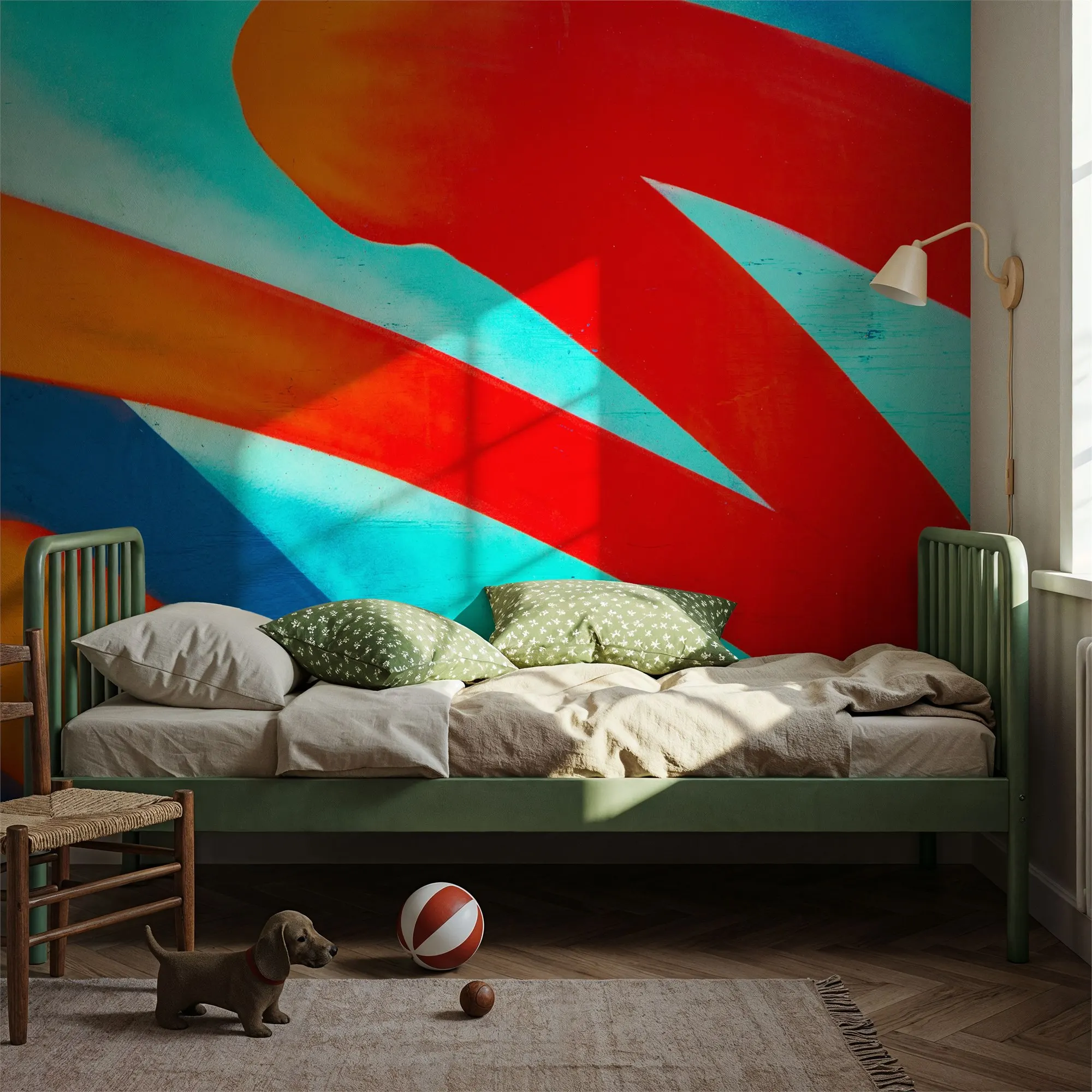 Lava Lines Made to Measure Mural Wallpaper for Bedroom