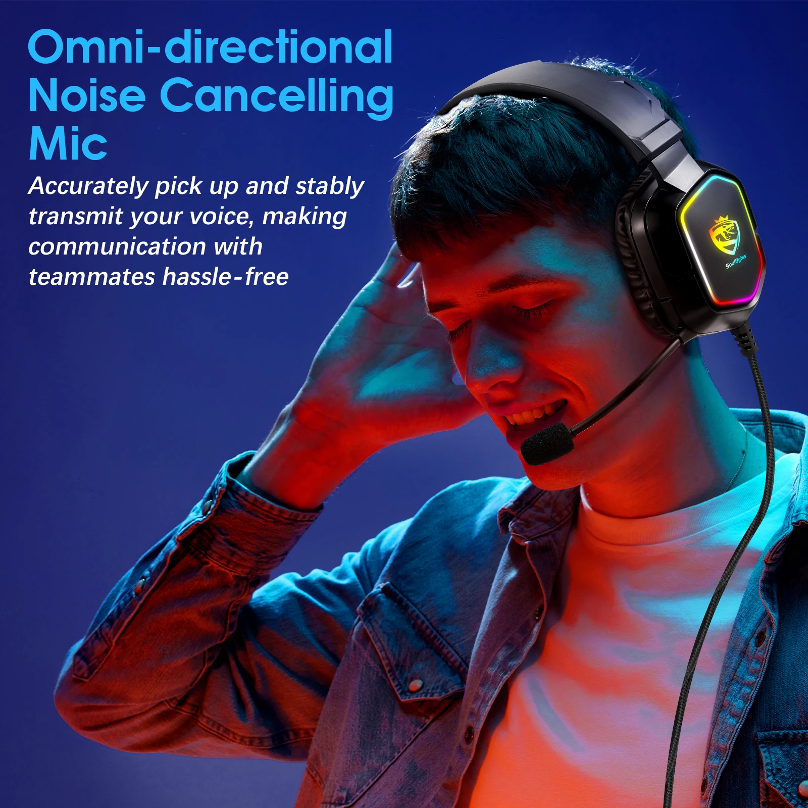 سماعة رأس سلكية مع ميكروفون لإلغاء الضوضاء لأجهزة الكمبيوتر الشخصي والكمبيوتر المحمول PS4 PS5 وسماعات نينتندو اللوحية