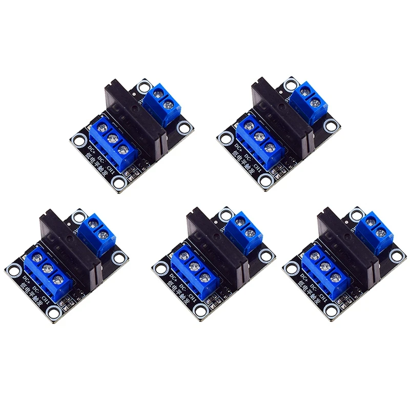 

HW-883 1-канальный 5 в низкоуровневый твердотельный релейный модуль с предохранителями твердотельное реле 250 В 2 А