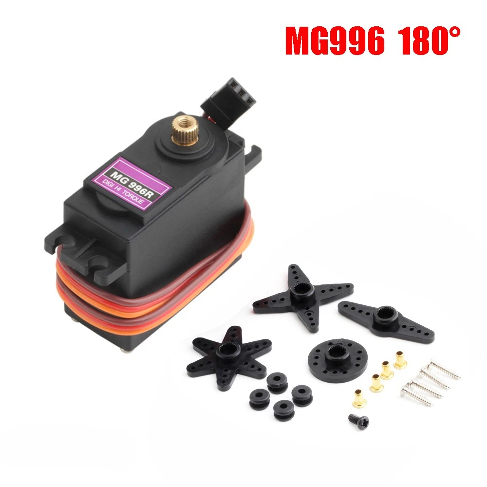 1/4 Stuks Mg995 Mg996r Micro Servo Digitaal Alle Metalen Versnelling 180 ° 360 ° Voor Rc Smart Auto Model Helikopter Boot Vliegtuig Spelen Speelgoed Robot
