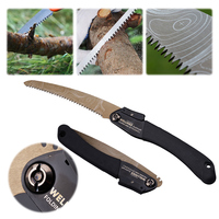 Mini Folding Saw Outdoor Camping Gear Anti Slip Multi-Tool Hand Saw SK5 Blade Compact Woodworking Tool for Survival