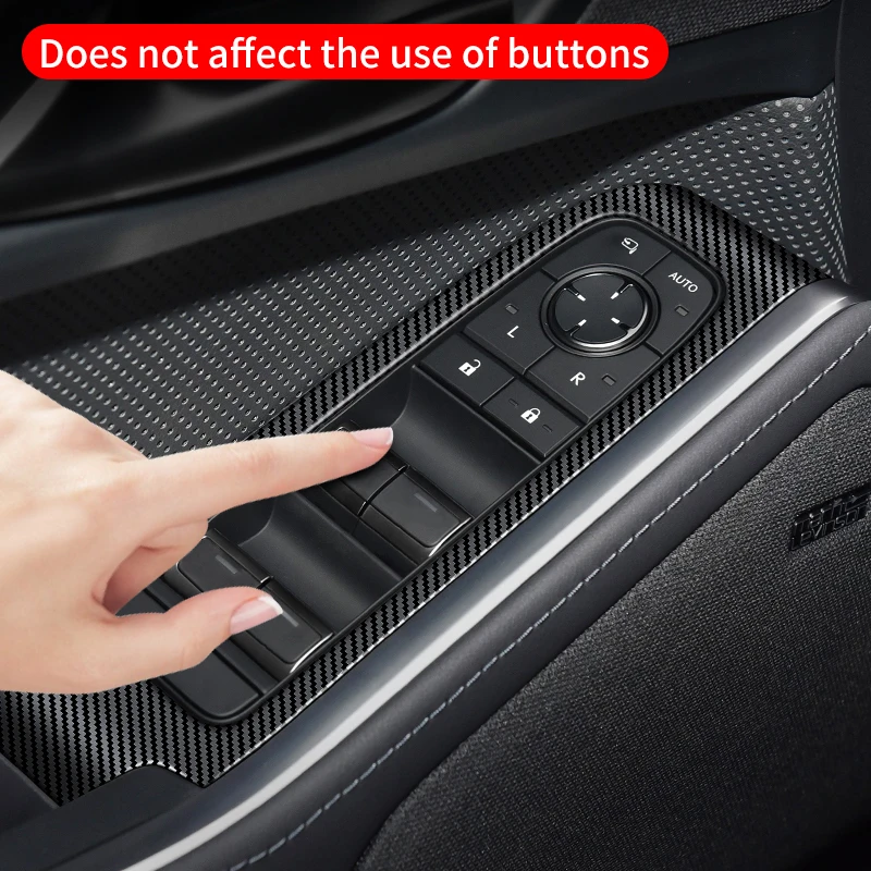 For Lexus GX550 550h Glass Lifting Panel Interior Upgraded Car Window Control Panel Decoration Modification 2024-2025 550 Tuning - Image 4