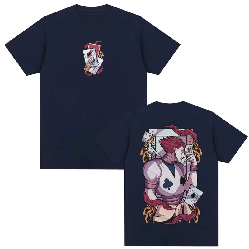

Anime Hunter X Hunter T Shirt Phantom Troupe Hisoka Graphic T-shirts Men Women Casual Vintage Oversized T Shirts Man Streetwear