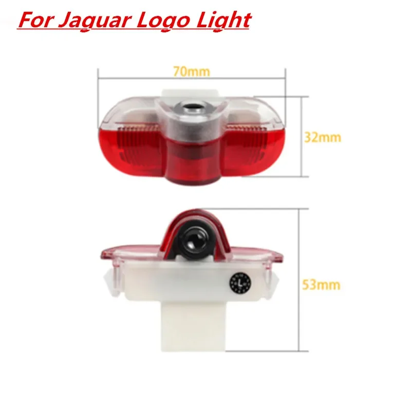 2Pcs For Jaguar XE F-TYPE X358 X351 XK X150 XKR X152 XJ X350 LED Car Door Welcome Projector Ghost Shadow Light Accessories