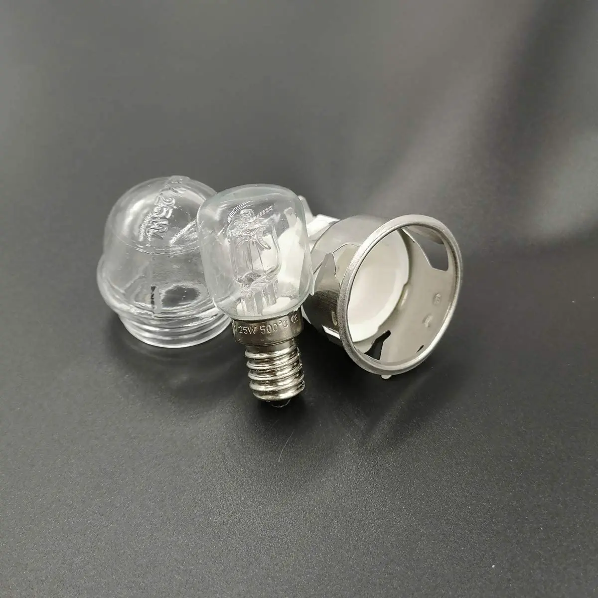 رأس مصباح سيراميك لإضاءة الفرن ، حامل مصباح ، مقاومة درجات الحرارة العالية ، 300 درجة مئوية ، 250 فولت ، 25 واط ، 2 طقم ، E14