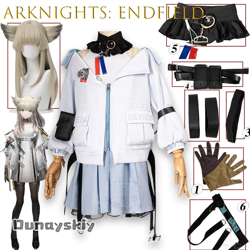 

{Hemera}BArknights Endfield Perlica Anime Style Role Play Costume Cosplay Halloween Disfraz Mujer Косплей Christmas Kawaii