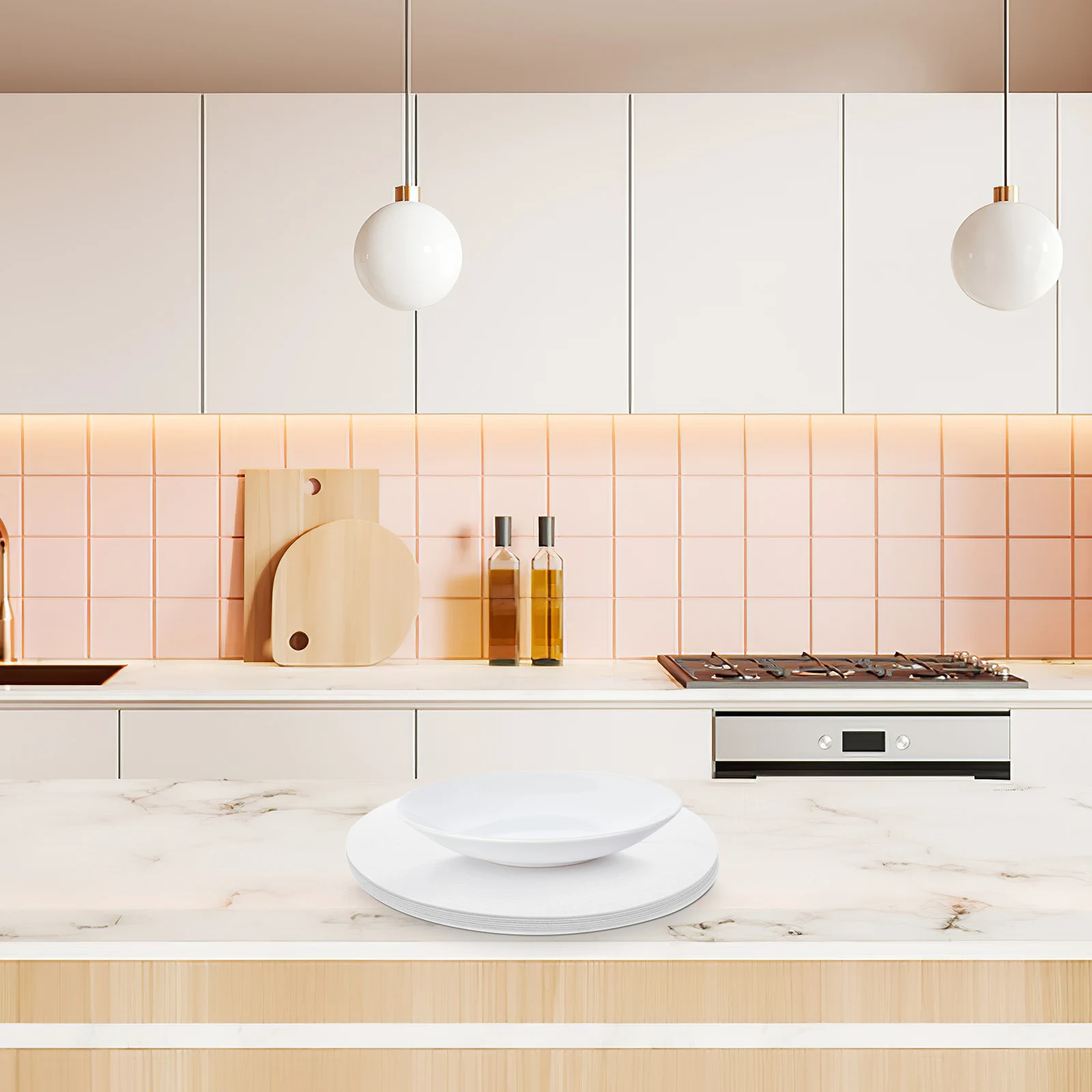 

10Pcs Felt Plate Dividers Soft Protective Pads for Pot Pan Divider Kitchen Ceramic Plate Storage Anti-Scratch Mats