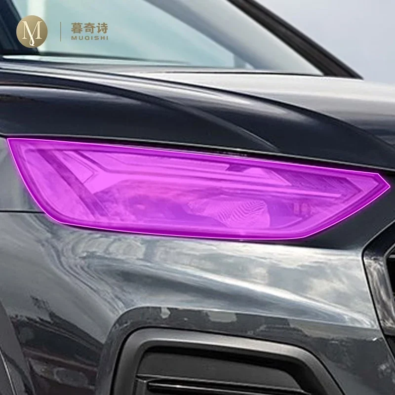 MUQSHI Car exterior Headlamps PPF Paint protection Film Anti scratch Scratch repair TPU film For Audi Q5 4L/Sportback 2021-2024