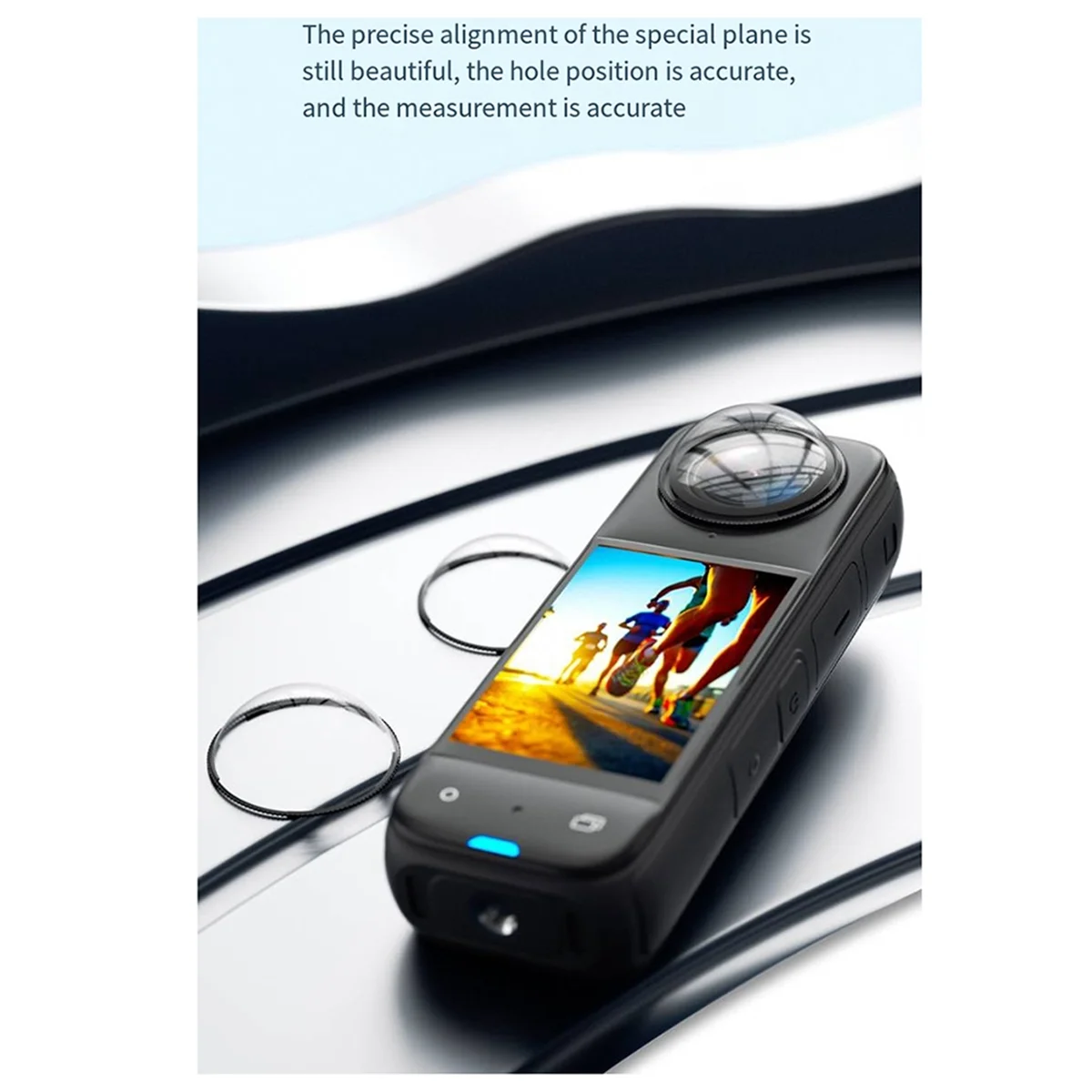 N93R Suitable for Insta360x4 Rotating Pc Lens Protector 360x4 Protective Cover Accessories A