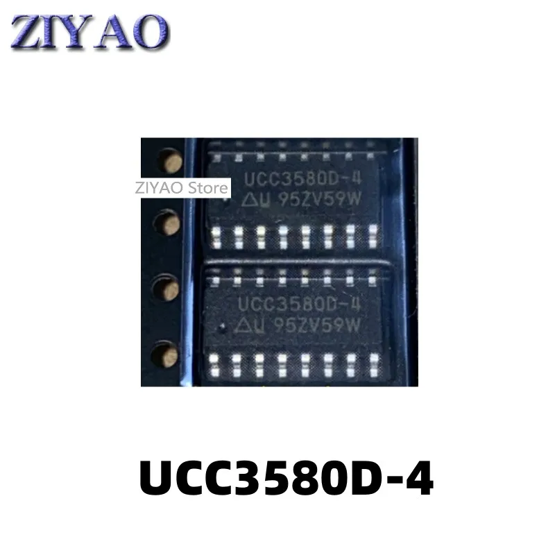 

5PCS UC3580D-4 UCC3580D-4 UCC3580DTR-4 SOP16 pin chip switch controller chip