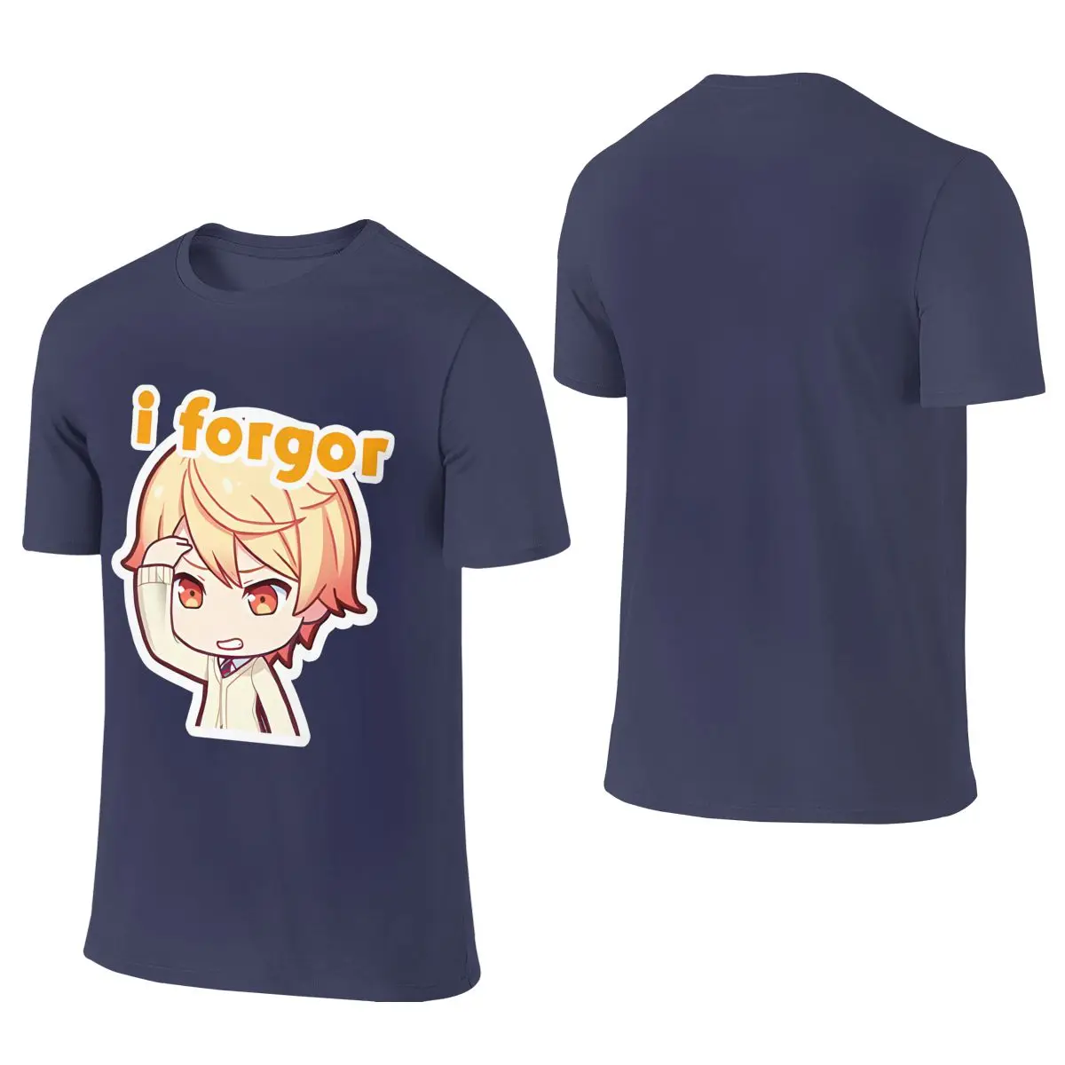 I Forgor Tsukasa Tenma Project SekaiSoft Reversible T-shirt Casual And Loose   T-shirt
