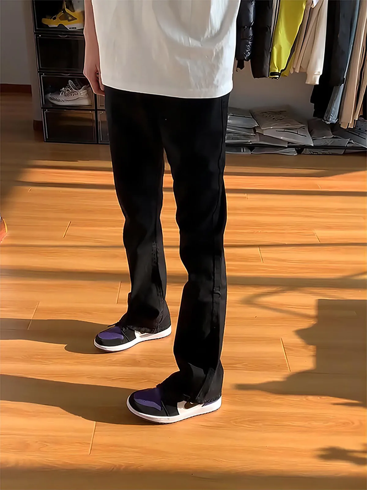 Cleanfit Slimming Knife  Jeans Men's Women's Straight Leg Micro Flare Long Trousers American Style Autumn 2026