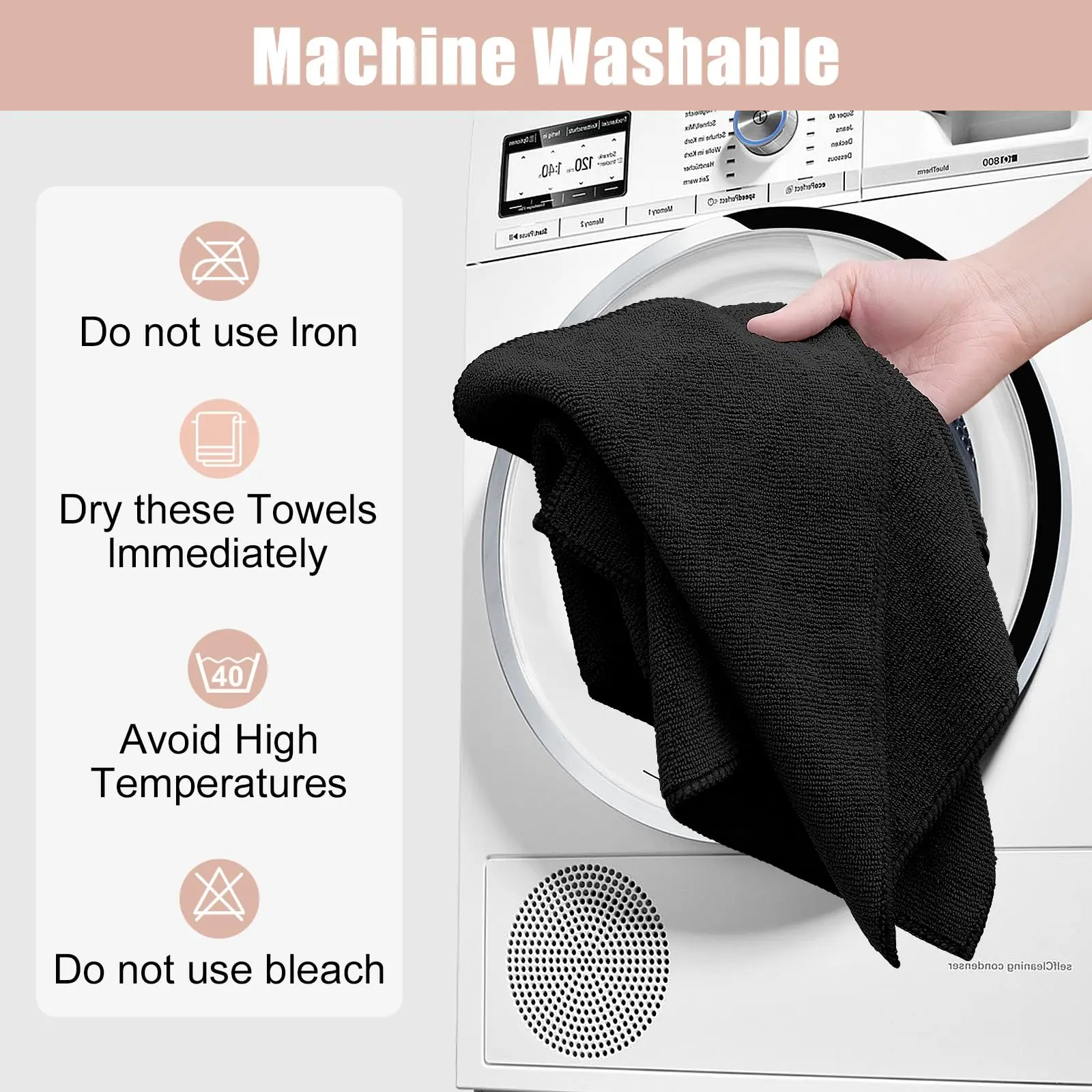 1/6/12Pcs Microfiber Cleaning Cloth Highly Soft and Absorbent Dishcloth Fast Drying Cleaning Rags for Kitchen Window Cars