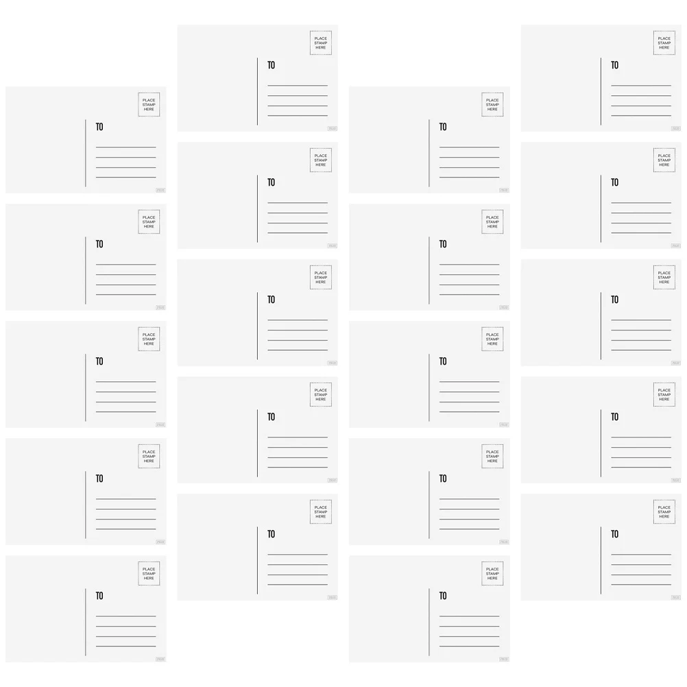 

50 Sheets Kraft Paper Blank Postcards Printable Post Card Paper for Mailing Birthday Invitations Travel Business DIY Crafts