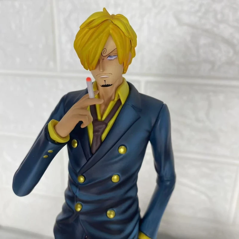 Statue de flamme Sanji, une pièce, série de résonance Lx, 23cm, Figurine de dessin animé en Pvc, décoration de bureau à collectionner, ornement, cadeau pour fans d'anime