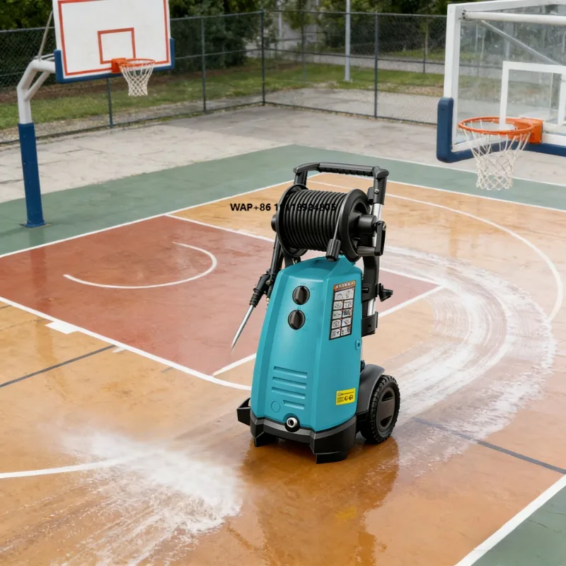 

Electric High Pressure Washer 6-in-1 Nozzle Cold Water Cleaning 220V New High Pressure Cleaner for Sports Ground