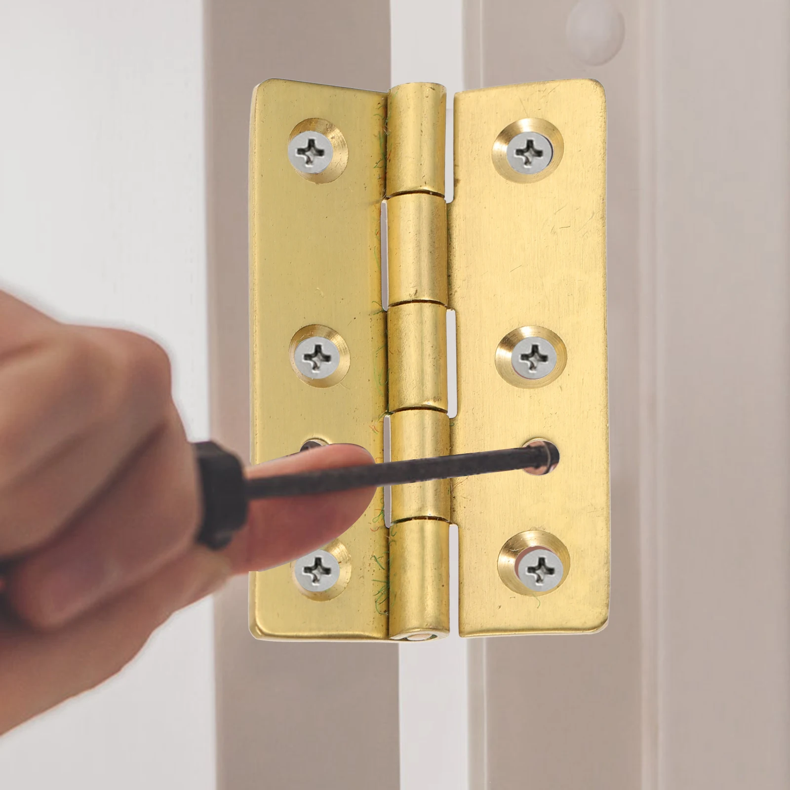 

6pcs 2 Inch Copper Piano Hinges Continuous Hinge For Jewelry Box Wooden Box Repair Cabinet Door Hinges Flush Mount 180 Degree