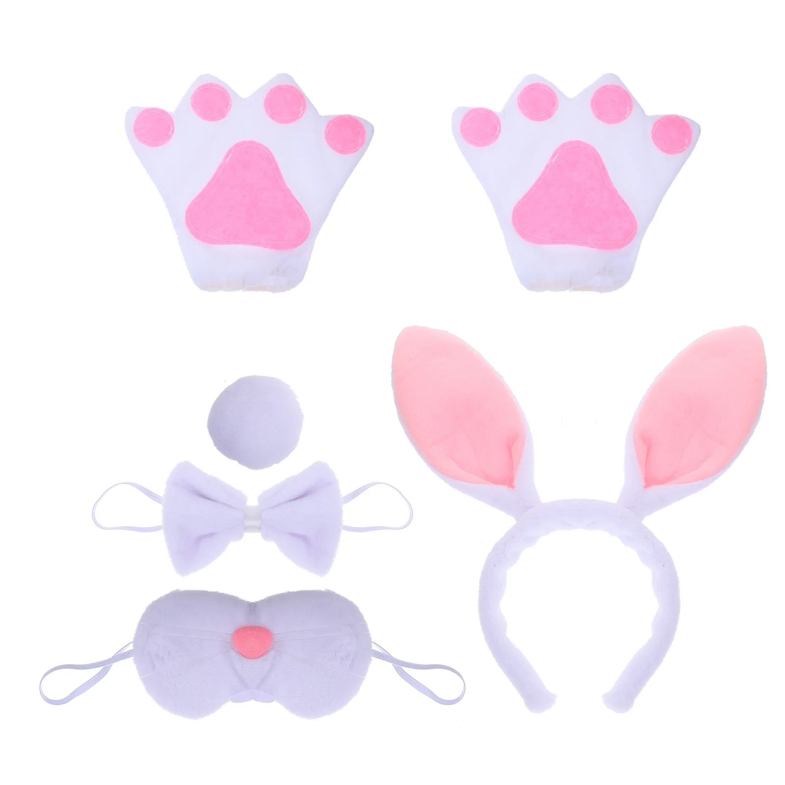 أرنب الأذن عقال مجموعة الأرنب زي الملحقات تأثيري الدعائم الطرف عيد الفصح اللباس كيت عيد الفصح زي الملحقات