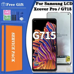 AAA+ Quality LCD For Samsung  X Cover Pro G715FN LCD Display Touch Screen Digitizer Assembly Xcover Pro SM-G715F SM-G715