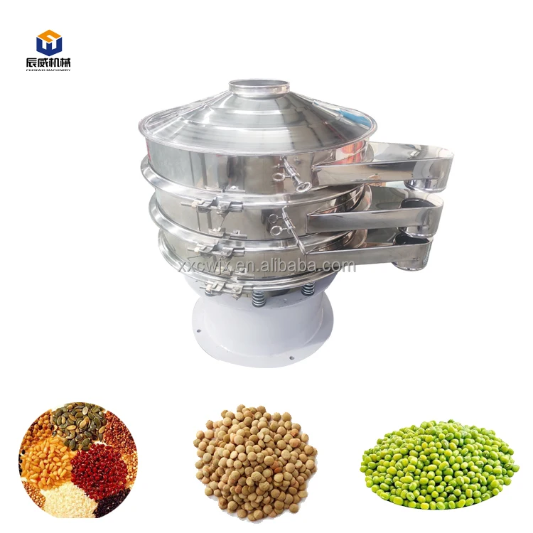 

Circular Ultrasonic Sieve Powder Coating Vibrating Screen Sieve Pet Dog Food Powder Sifter Machine