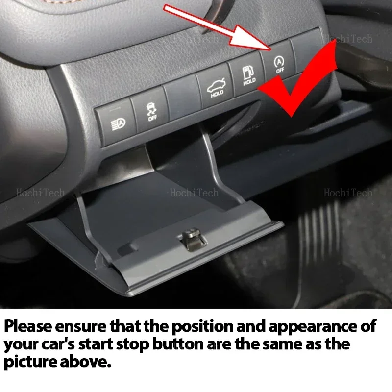 For Toyota Camry 2018-23 Engine Stop Start System off Button Control Sensor Plug Cancel Memory Mode Automatic Start/Stop Device