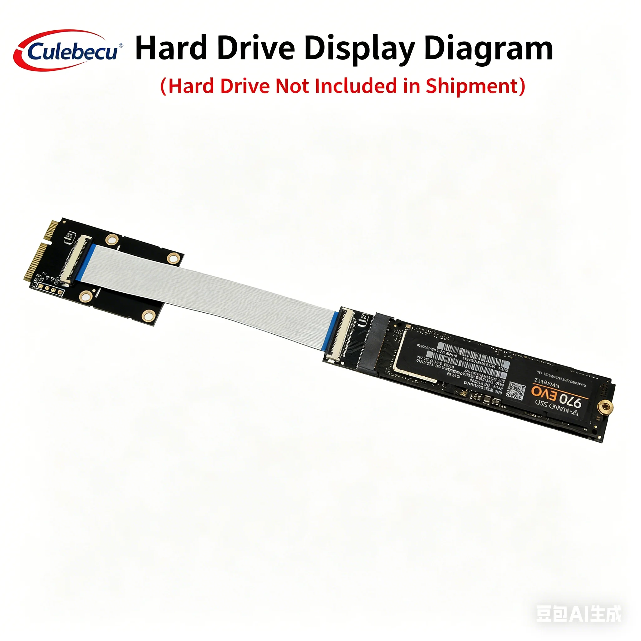 MINI PCI-E to M.2 NVMe Hard Disk Interface Not Support MSATA Interface/M.2 NGFF SATA Protocol Hard Drives For Storage or Gaming
