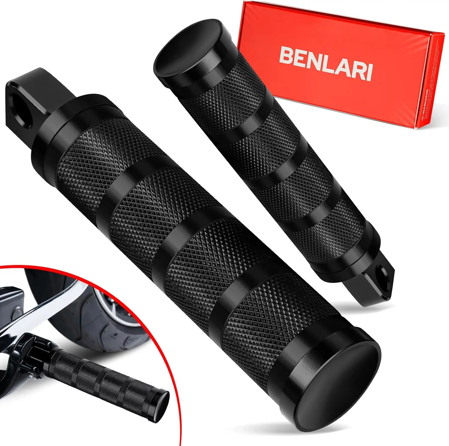 

For Honda Kawasaki Yamaha Suzuki BMW Motorcycle Footrests Footpegs Rear Pedals Motocross Foot Rest Holder Universal Accessories