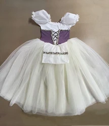 Girls Professional Ballet Tutu Dress Leotard Adults Long Ballet Skirt Performance Dance Clothes Women Ballerina Dress