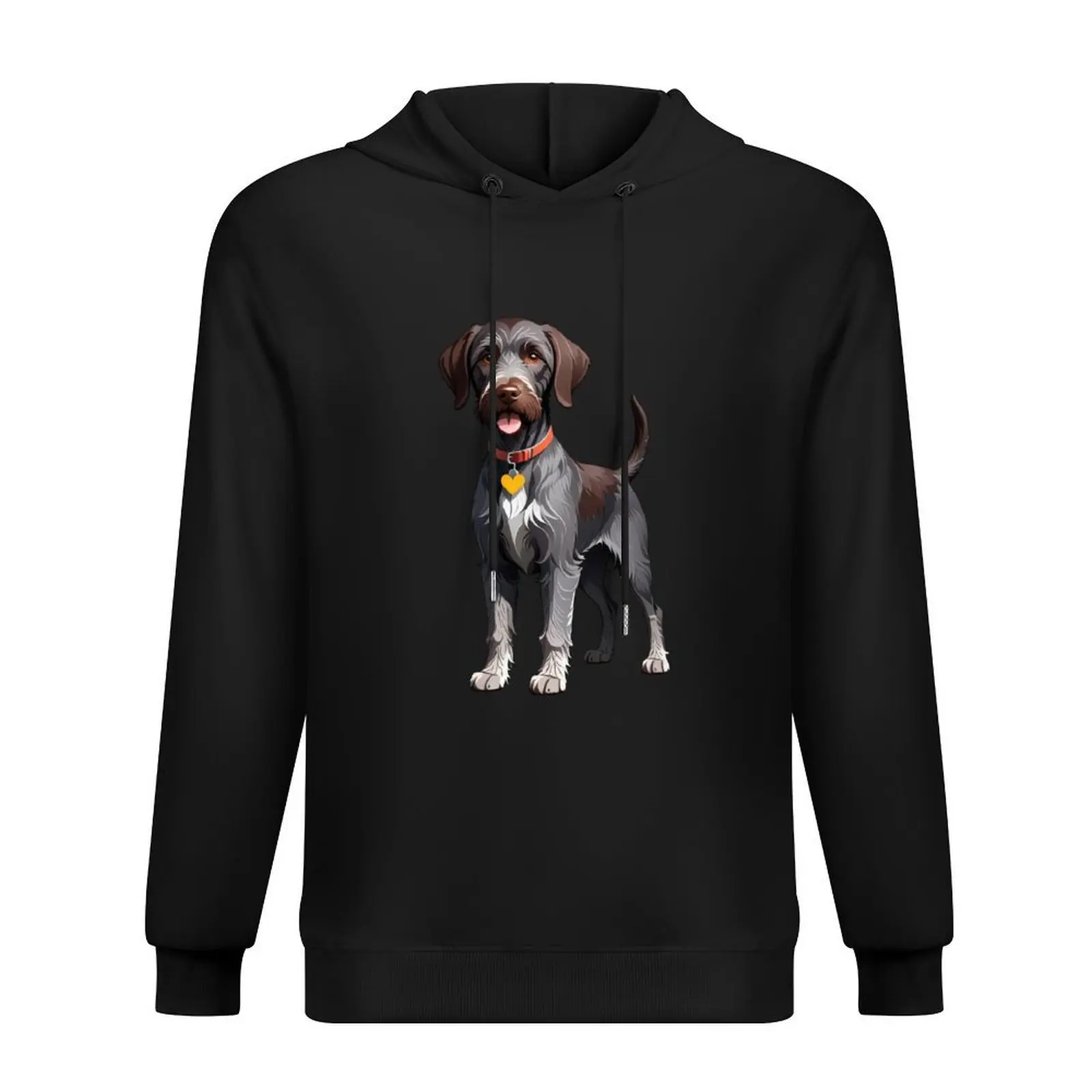 الألمانية Wirehaired مؤشر هوديي الخريف سترة الرجال النمط الياباني الرجال معطف مقنعين قميص هوديس للرجال جودة عالية