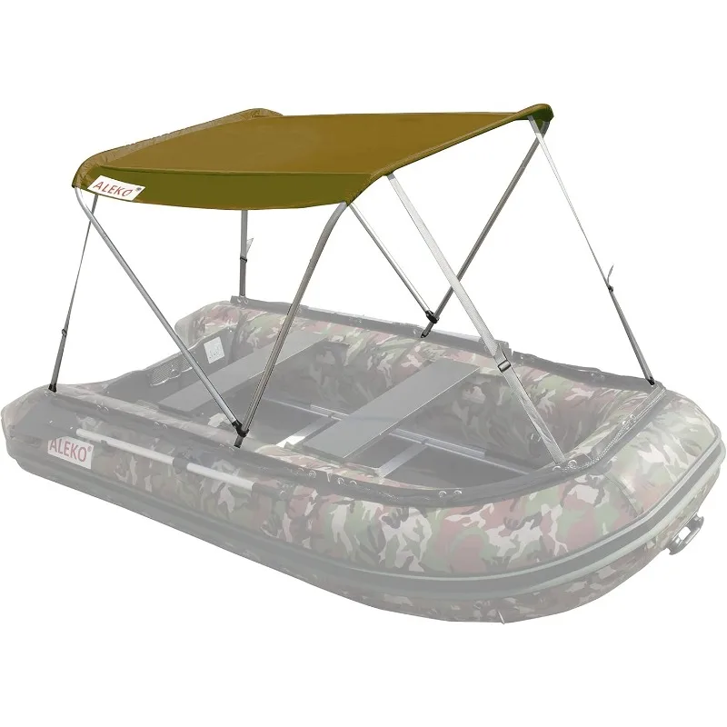 

ALEKO Boat Bimini Canopy Tent Top | Sun Shelter Sunshade for 8.5 ft Long Inflatable Boats,4.4 x 3.4 Feet,Color Wheat,BSTENT250WE