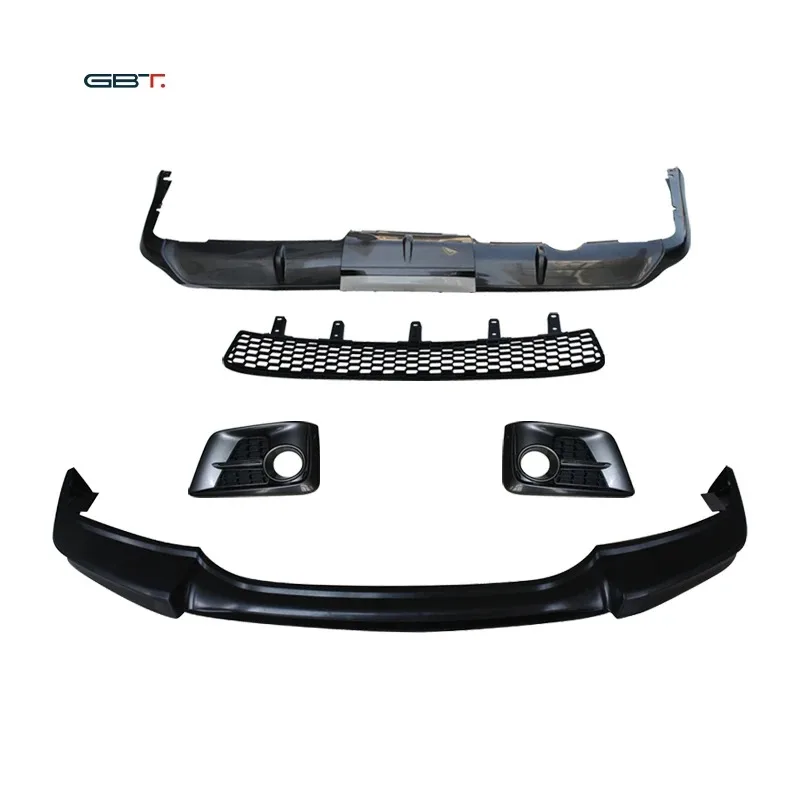 ZAIQU Factory Conversion Kit LX570 Exterior Tuning Parts Bumper Lip Upgrade for 2008-2015 Lexus Lx570 Facelift Accessories