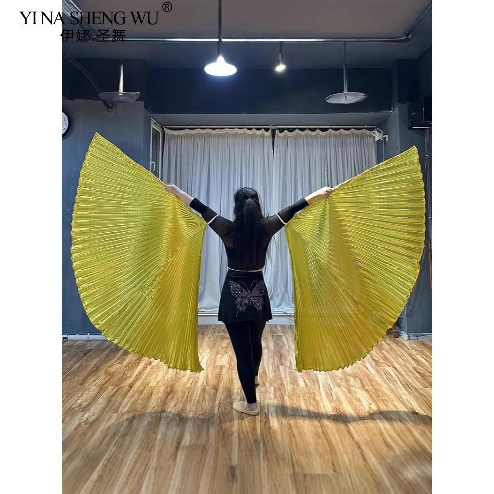 성인 밸리 댄스 날개 360도 팔 스타일 무대 공연 전문 의상 여성을위한 의상 액세서리 댄스웨어 액세서리