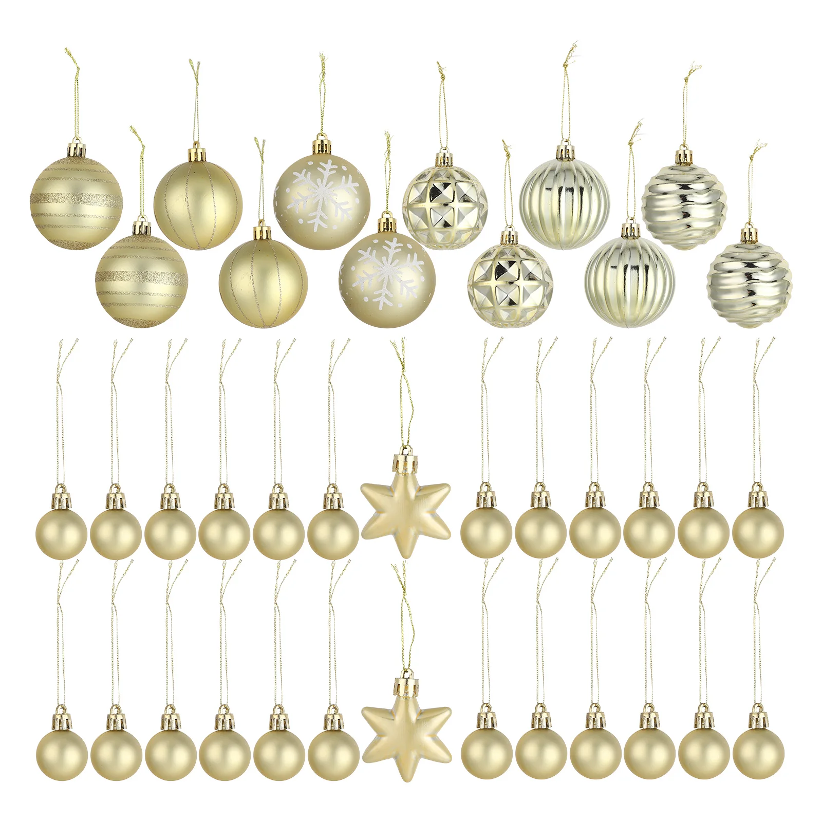 

42 Pcs Hanging Decors Decorations for Home Party Hangings Decorative Pendant Plastic Pendants