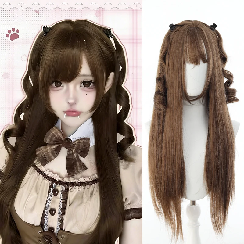 

Парик [Saint Sound BJD] Древняя милая девушка Настоящее ощущение BJD Лолита, завязанная и выпущенная повседневная полная гарнитура JK