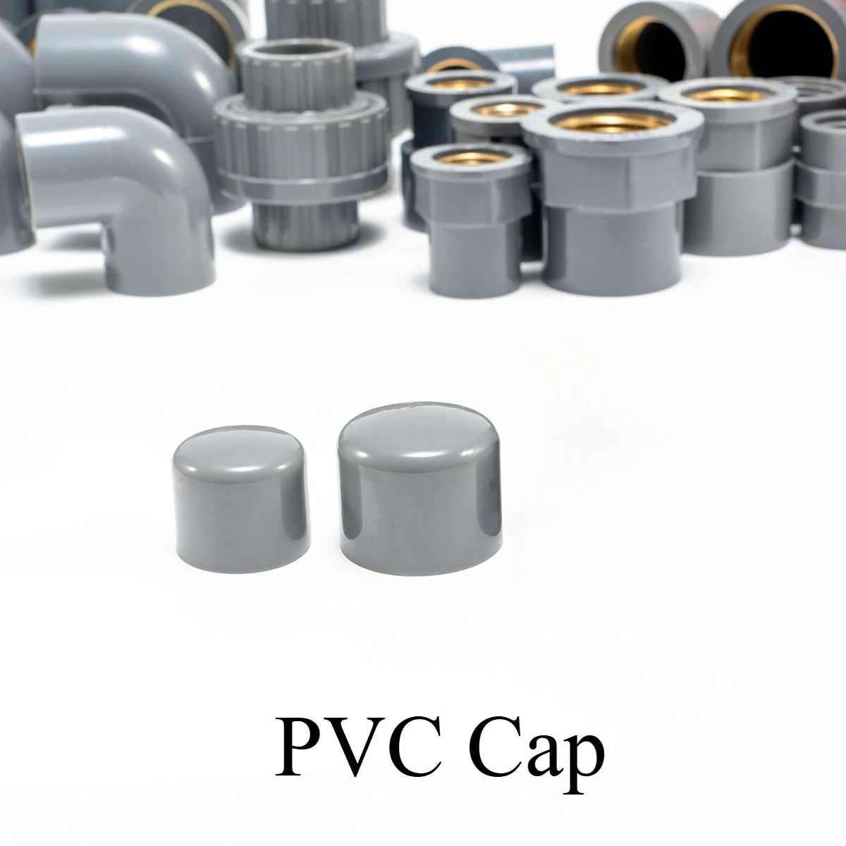 5pcs Heavy-Duty 20mm PVC Pipe End Caps -for Plumbing, Irrigation - For PVC Pipes, Agricultural, And Industrial Projects