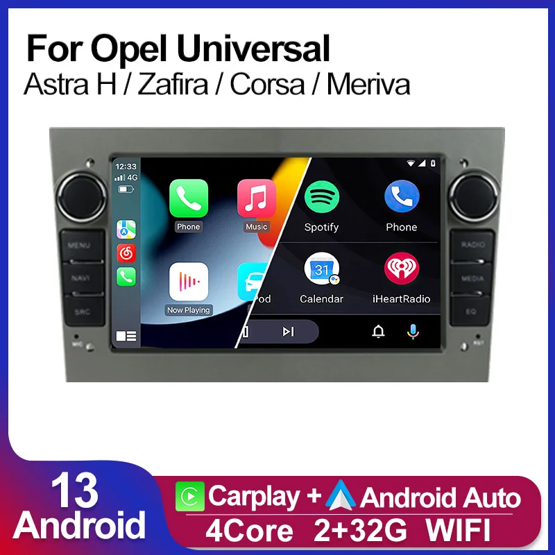 7\'\' Carplay  Android Auto Car Multimedia Radio For Opel Para Astra H Meriva Vectra Antara Zafira Corsa Car Intelligent System