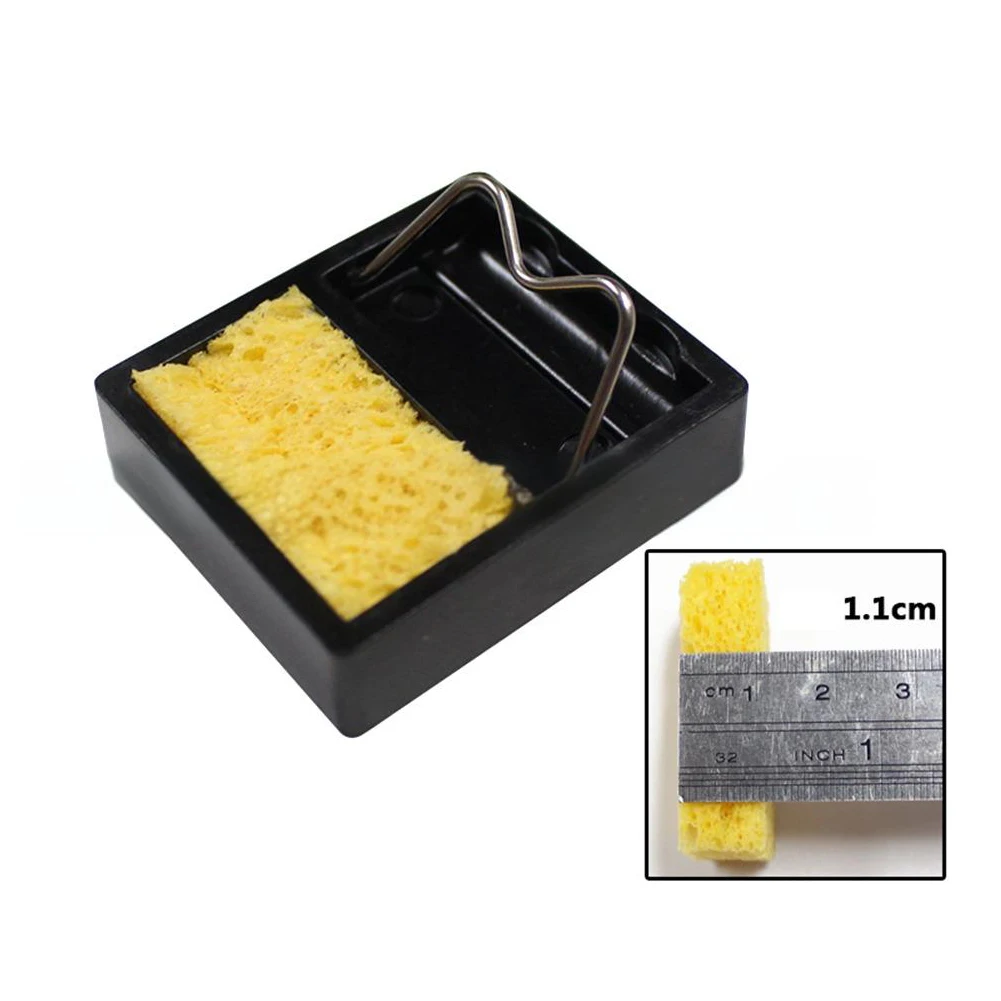 Electric Soldering Iron Stand Holder Welding Solder Soldering Stand With Clean Sponge Electric Soldering Accessories