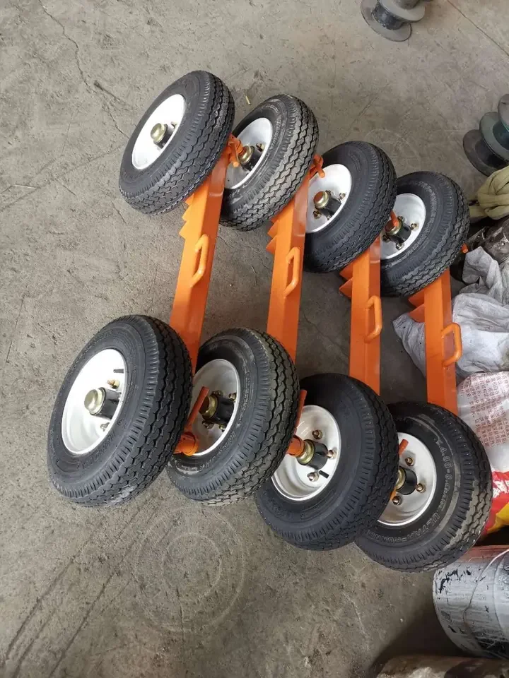 سيارة جاك مركبة المحرك سحب دوللي العالمي تتحرك أداة عجلة سحب مقطورة 12 أدوات إصلاح السيارات الصلب #4