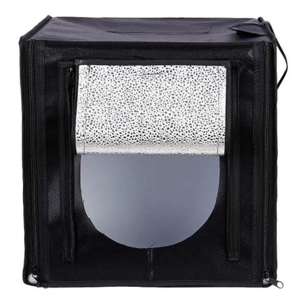 Portable 90x90cm size with 3 dimmable led light studio photography box