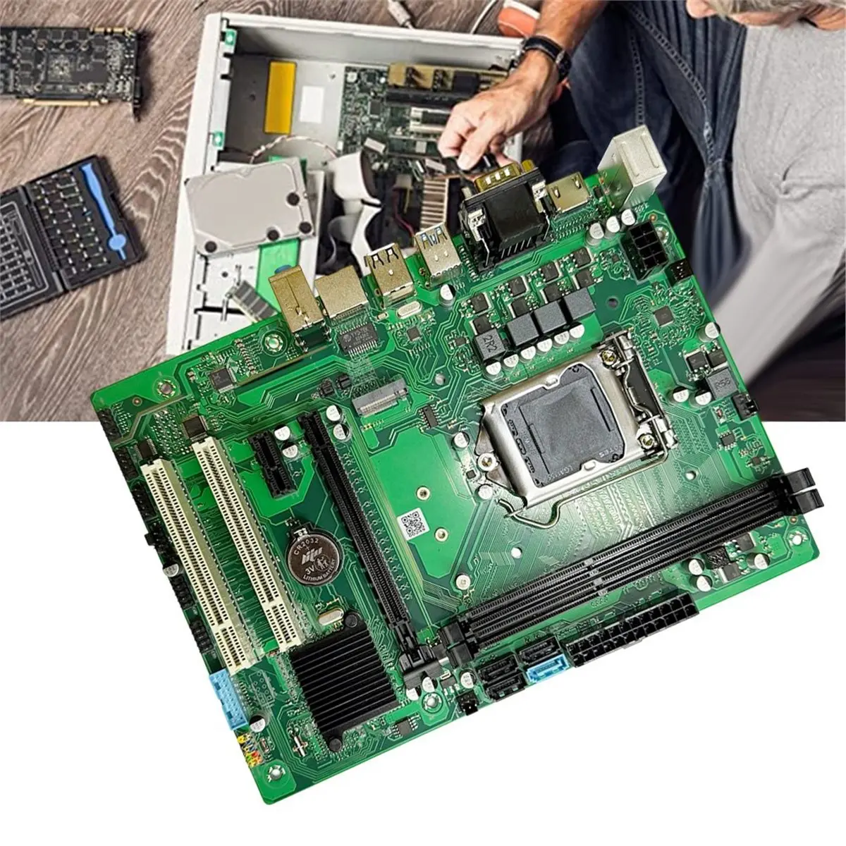 

Промышленный комплект материнской платы INDB75 LGA1155 DDR3 с Gigabit Ethernet и M.2 NVMe, поддерживает до 2x8 ГБ