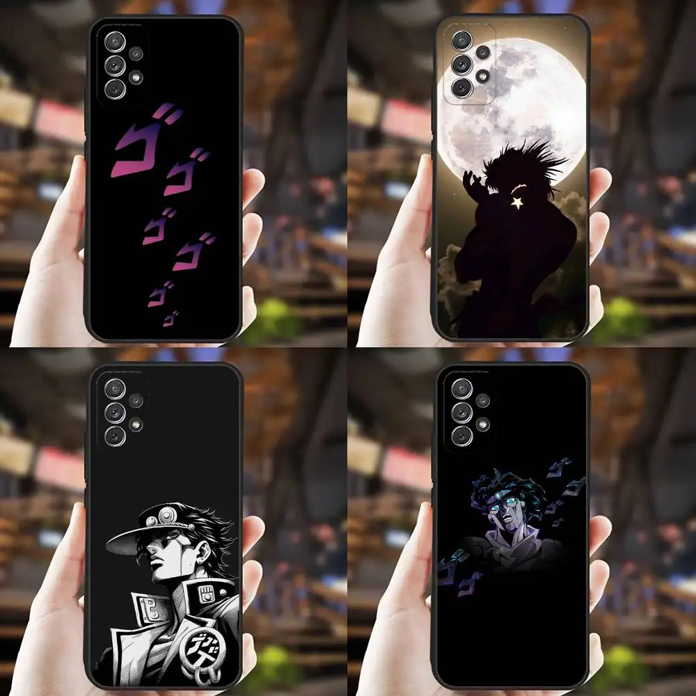 

JoJo Bizarre Adventure Phone Case For Samsung S25,S24,S21,S22,S23,S30,Ultra,S20,Plus,Fe,Lite,Note,10,9,5G Black Cover