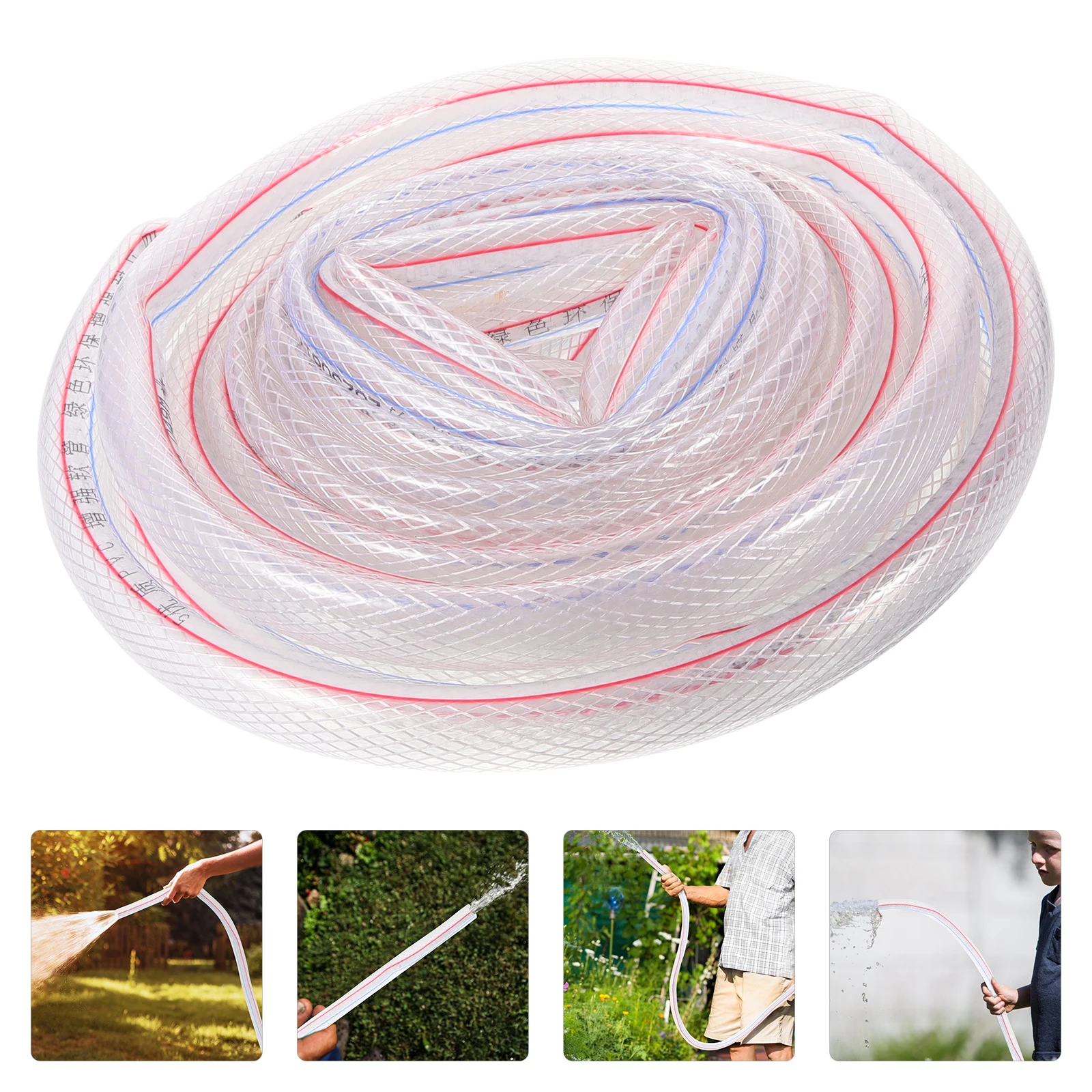 

Thickened Water PVC Material Durable Connector Resistant Leak Proof Hose Garden Extension Tube Watering Car Washing