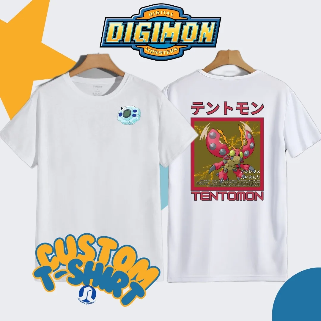 T-Shirt Anime DIgimon Tentomon Unisex