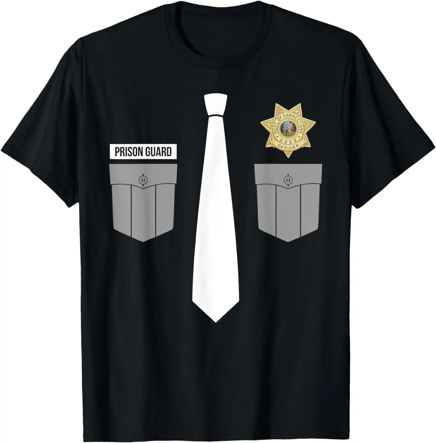 

Correctional Officer Uniform Halloween Costume T-Shirt