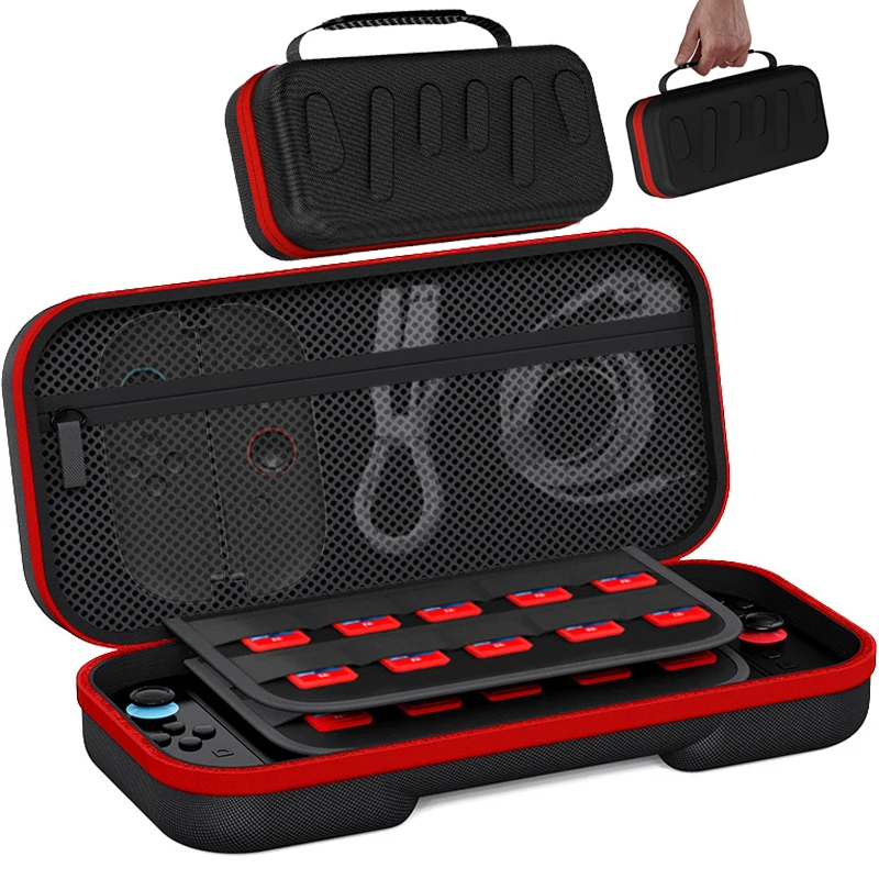 Designed specifically for Switch 2 Suitable for Switch 2 and Switch OLED. Large-capacity, scratch-resistant, waterproof travel