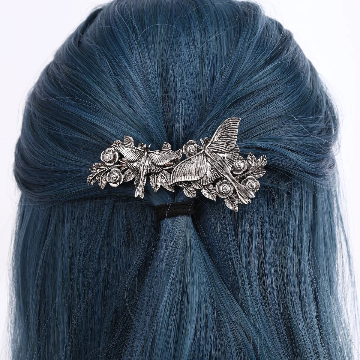 Horquilla vikinga Retro con forma de flor y mariposa, accesorios para el cabello versátiles y modernos, accesorios para el cabello para mujer, accesorios de estilo noruego, accesorios para fiestas, día de San Valentín, regalo de cumpleaños para el día de la madre