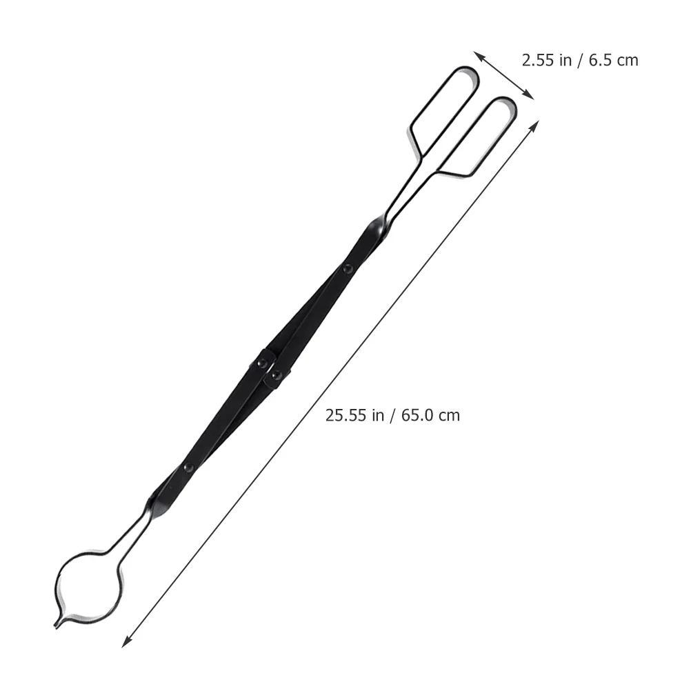 แหนบคีมดับเพลิงเตาผิงพับทนไฟ Claw Gripper ในร่มและกลางแจ้งเครื่องมือแบบพกพา Logs เหล็กฟืนสําหรับ